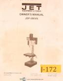 Jet JDP-20EVS, Power Drill, Operations and Parts Manual